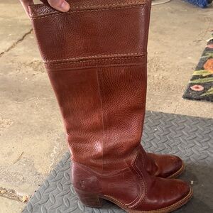 Frye Women's Brown Heeled Boots